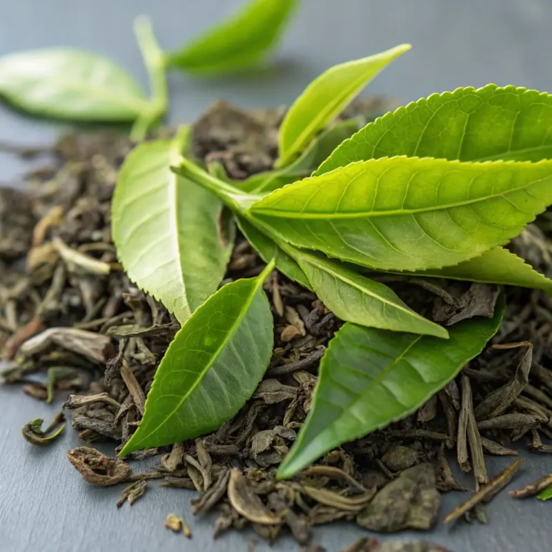 Green Tea Leaves
